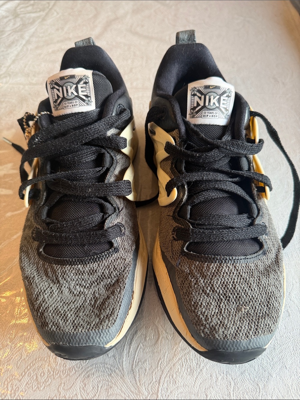Nike Kevin Durant (KD’s) Black and cream Low-Top sneakers